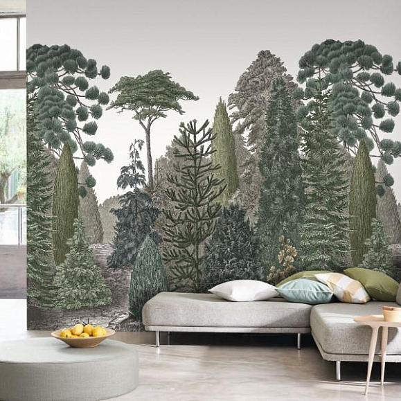 Панно Casadeco MEDI87457206_s Pinede Vert pin