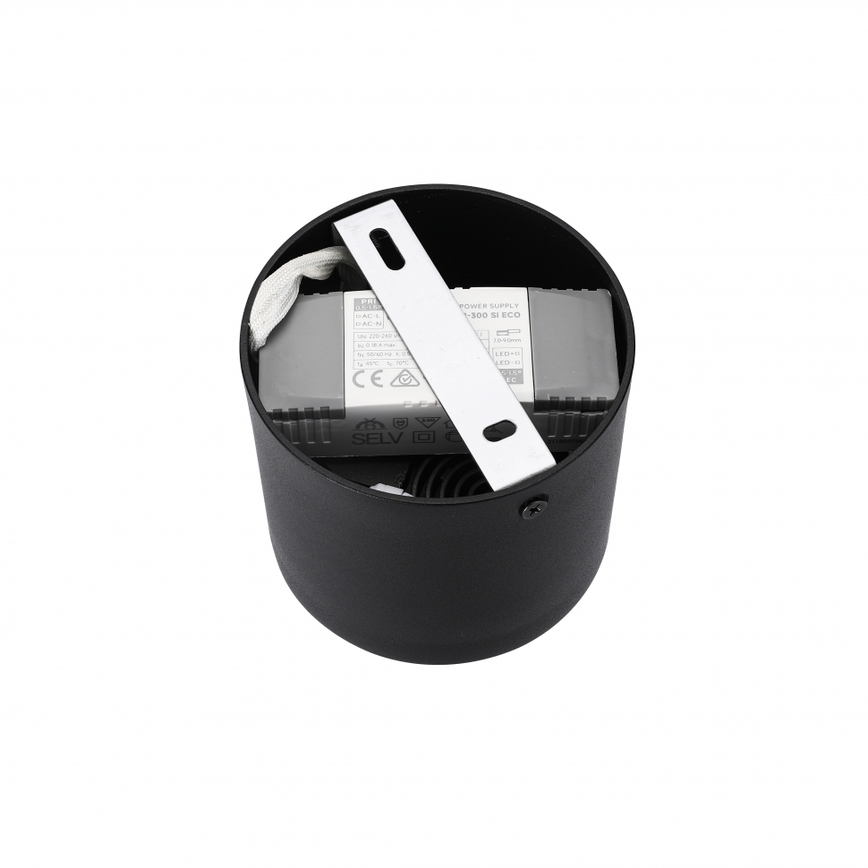 Накладной светильник iLedex Metrica 113-12W-D100-3000K-24DG-BK