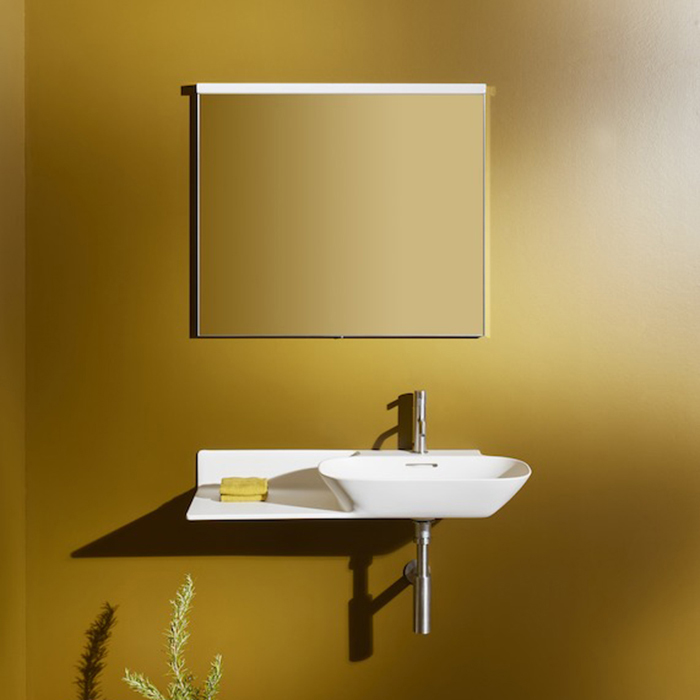 LAUFEN Frame 25 Зеркало 80х70х2.5см., цвет: алюминий