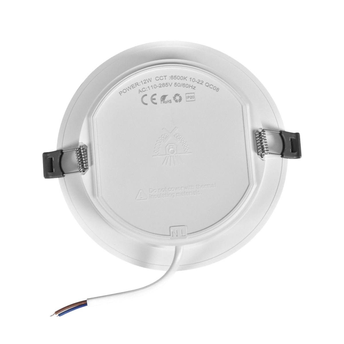 Встраиваемый светильник Volpe ULM-Q237 12W/6500K WHITE UL-00013162