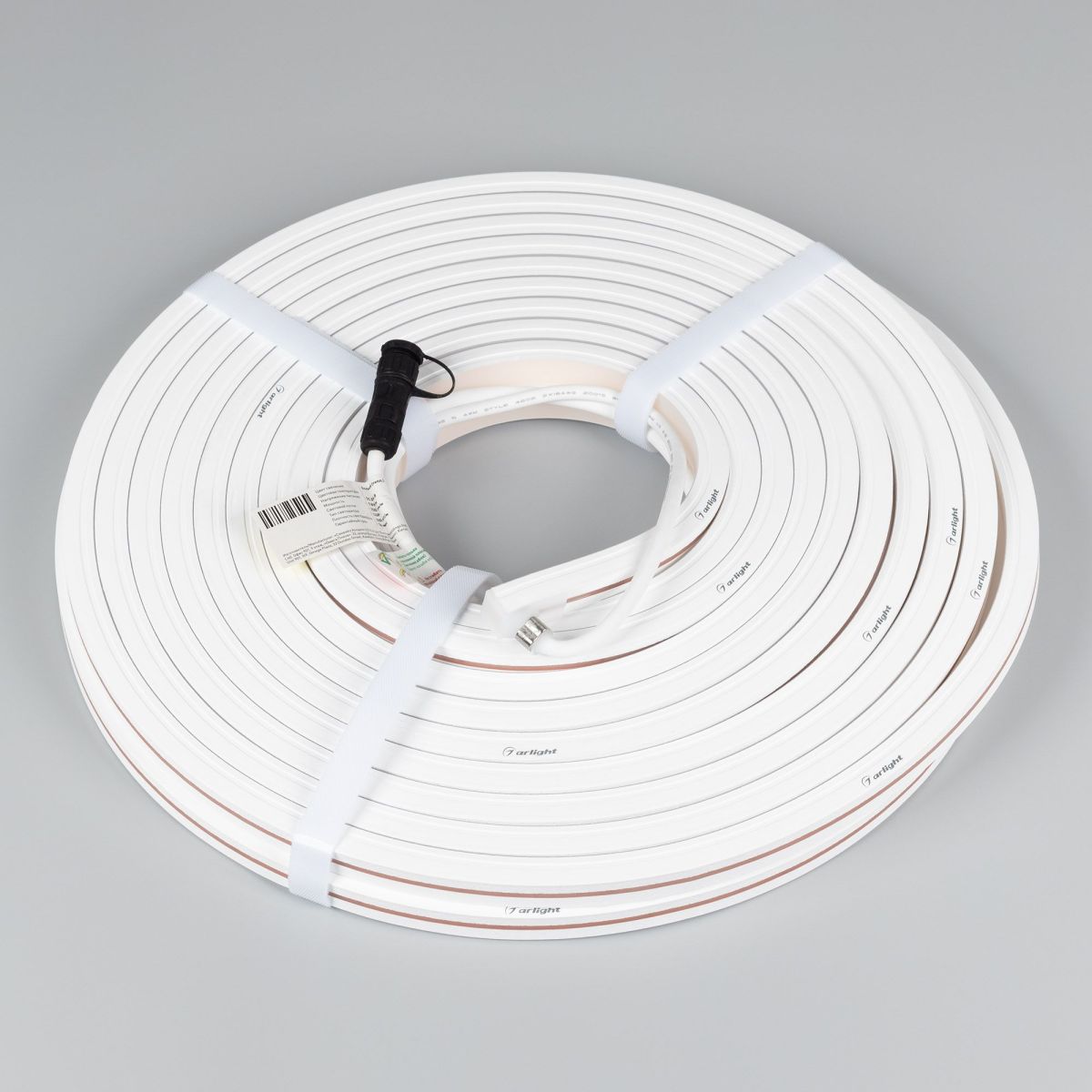 Светодиодная герметичная лента Arlight MOONLIGHT-TOP-X320-13x12mm 24V Warm3000 (5 W/m, IP67, sauna, 15m, wire x2) 051130
