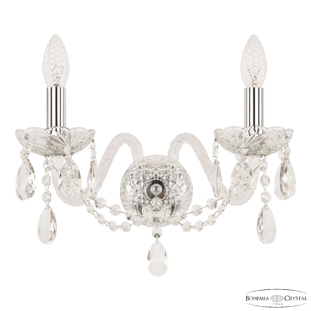 Бра Bohemia Ivele Crystal 116B/2/165 Ni