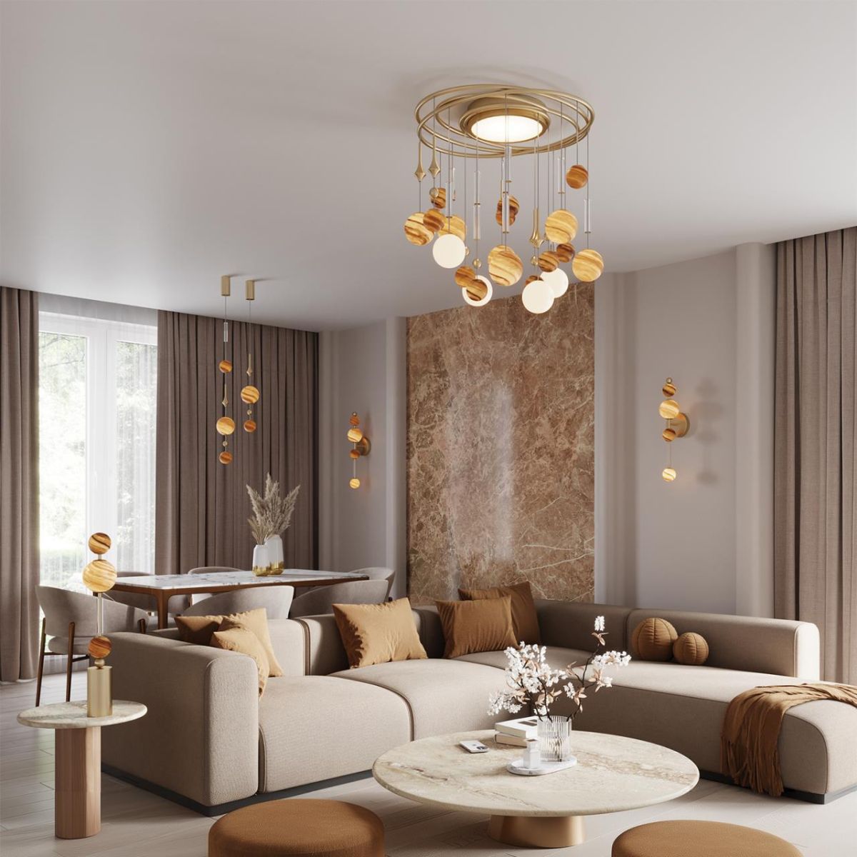 Настольная лампа Odeon Light Modern Callisto 5457/4TL