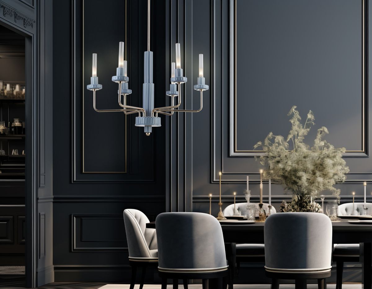 Люстра на штанге Ambrella Light High Light Ceramo Modern LH53124