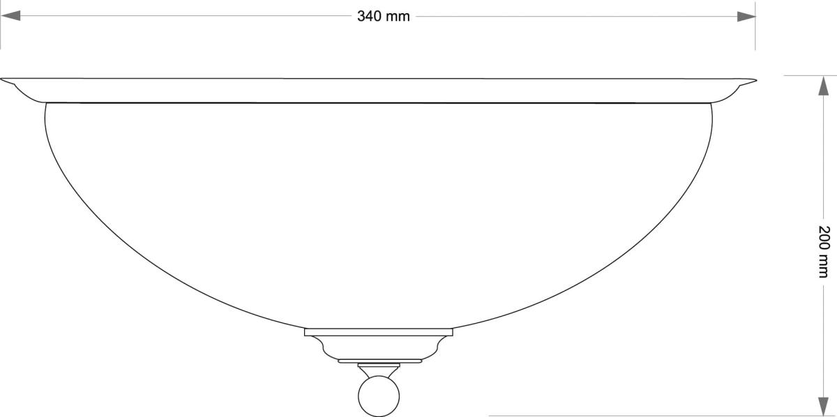 Потолочный светильник Kutek Lido LID-PL-2 (P)
