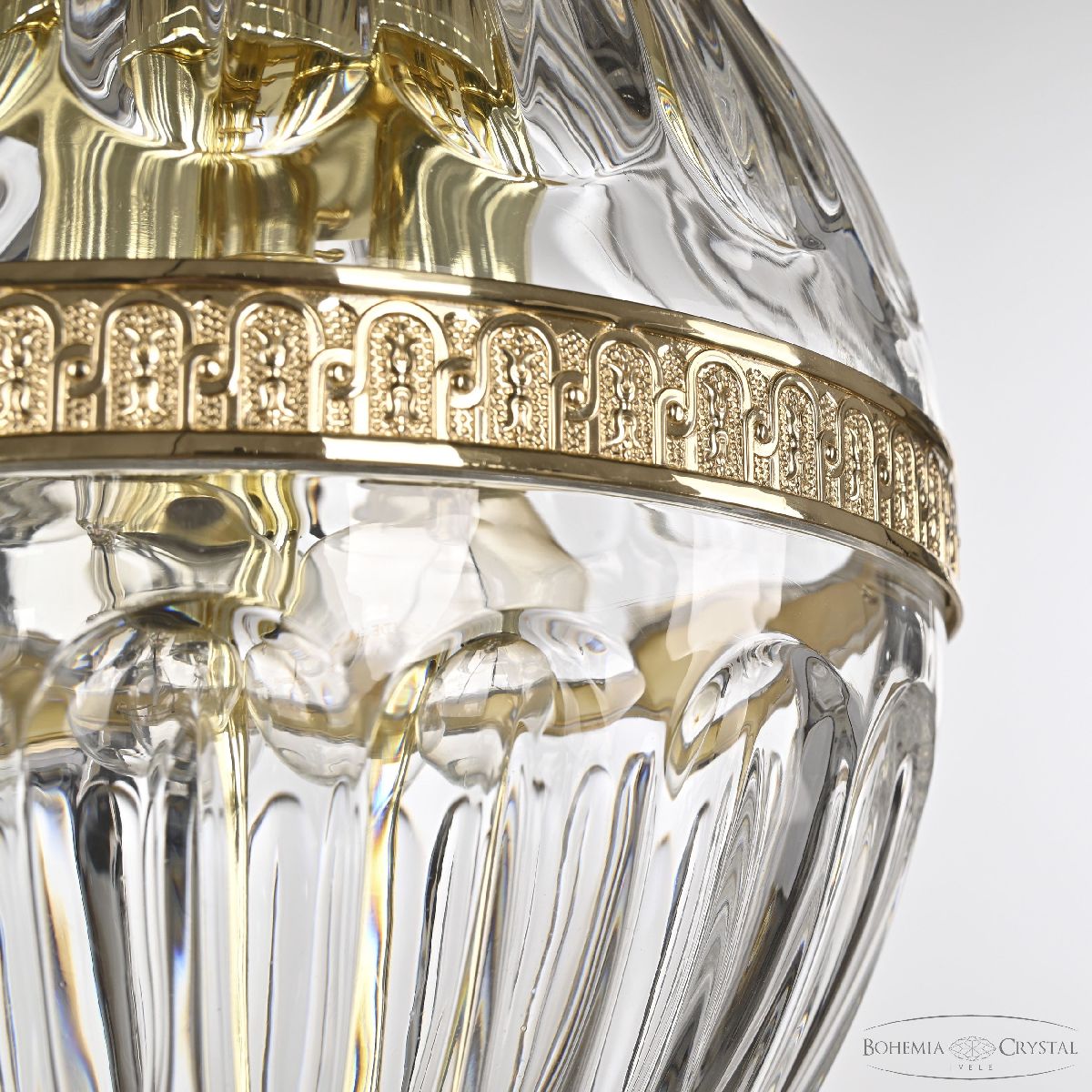 Подвесной светильник Bohemia Ivele Crystal 5680/20 G Clear/M-1H