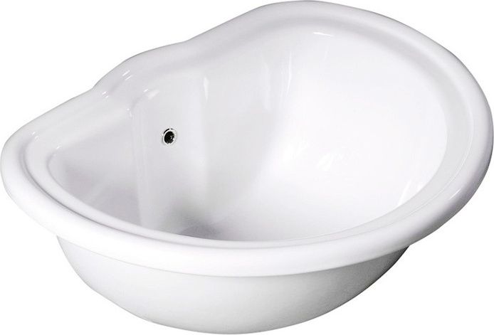 Kerasan Retro Раковина 50х41 см, без отв., с переливом, цвет: белый