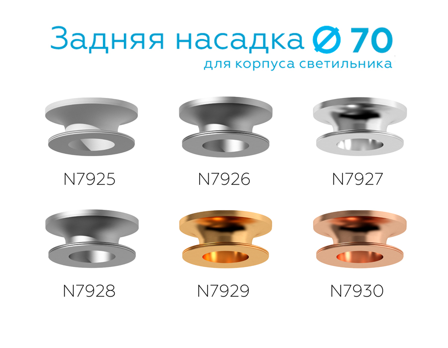 Насадка задняя накладная Ambrella Light DIY Spot N7927