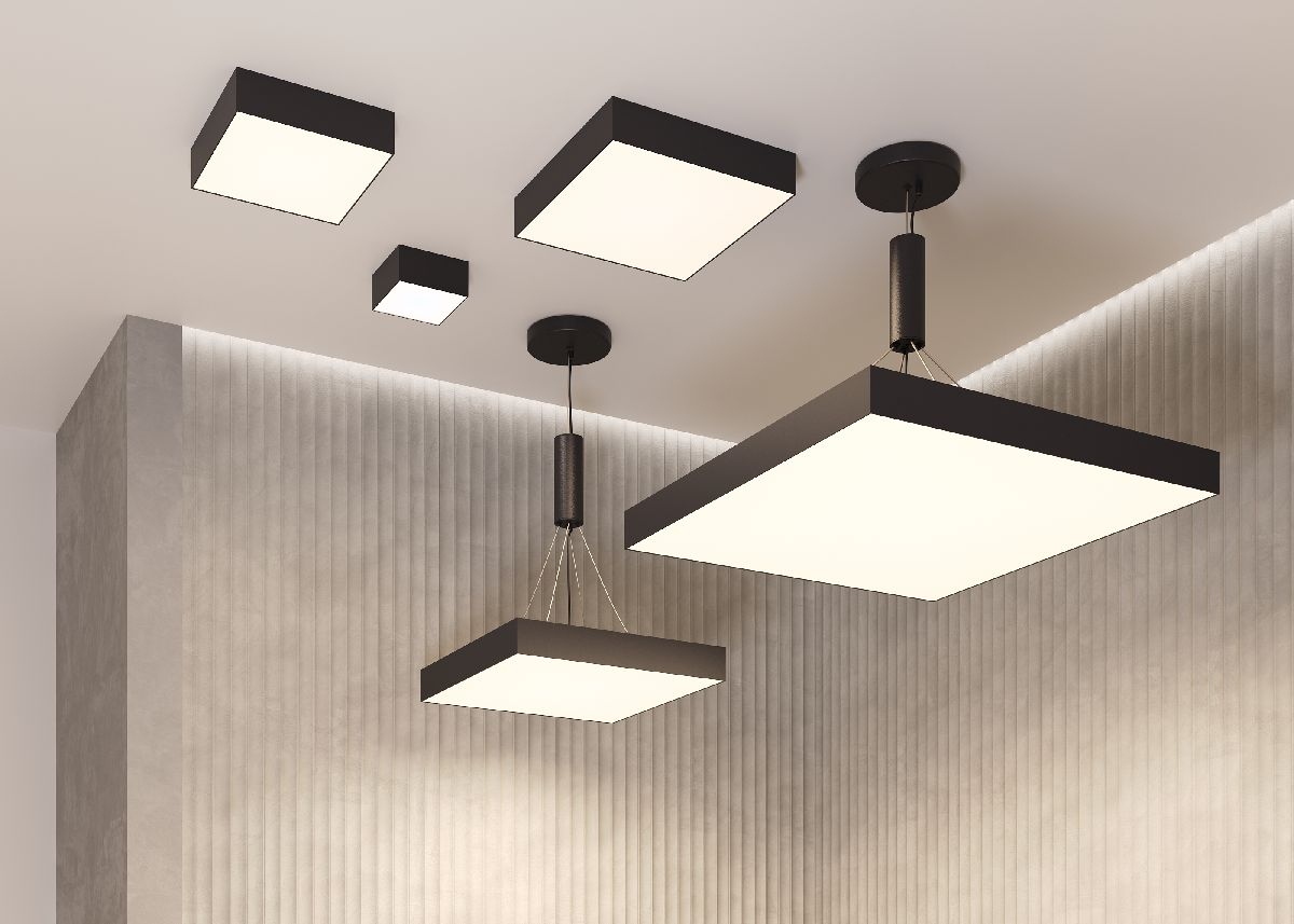 Потолочный светильник Maytoni Zon C032CL-90W4K-SQ-B