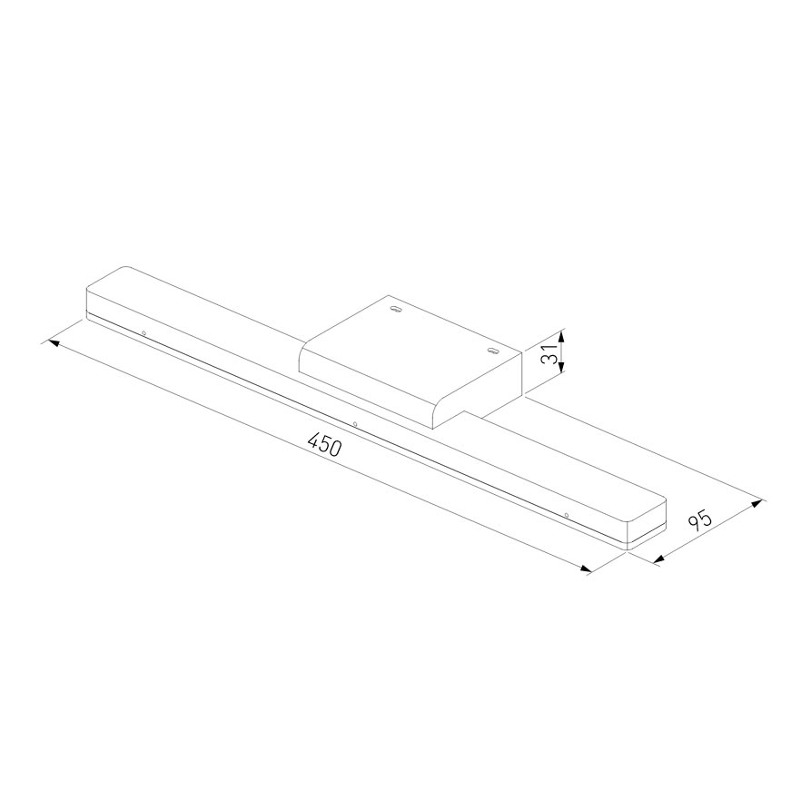 Подсветка для зеркал Elektrostandard Protect LED белый MRL LED 1111 4690389169762