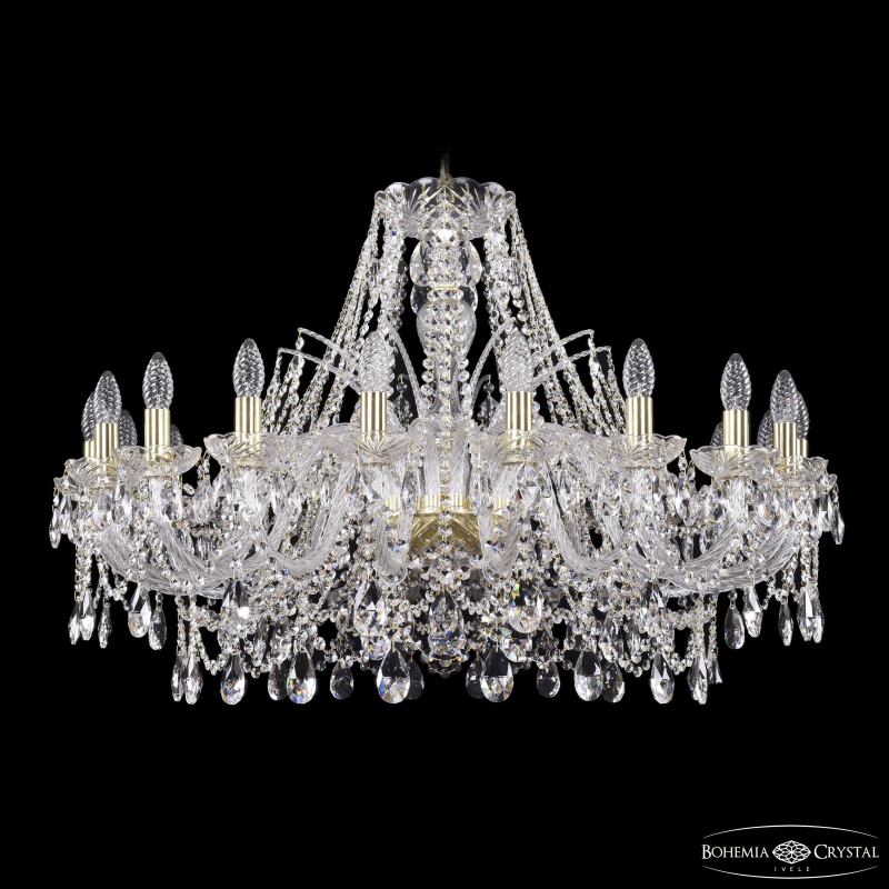 Подвесная люстра Bohemia Ivele Crystal 1411/20/360 G