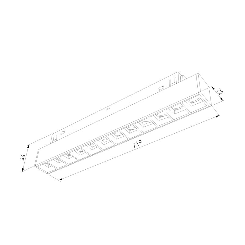 Трековый светильник Elektrostandard Slim Magnetic 4690389178917
