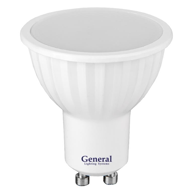 Светодиодная лампа General GLDEN-MR16-10-230-GU10-4500 661062