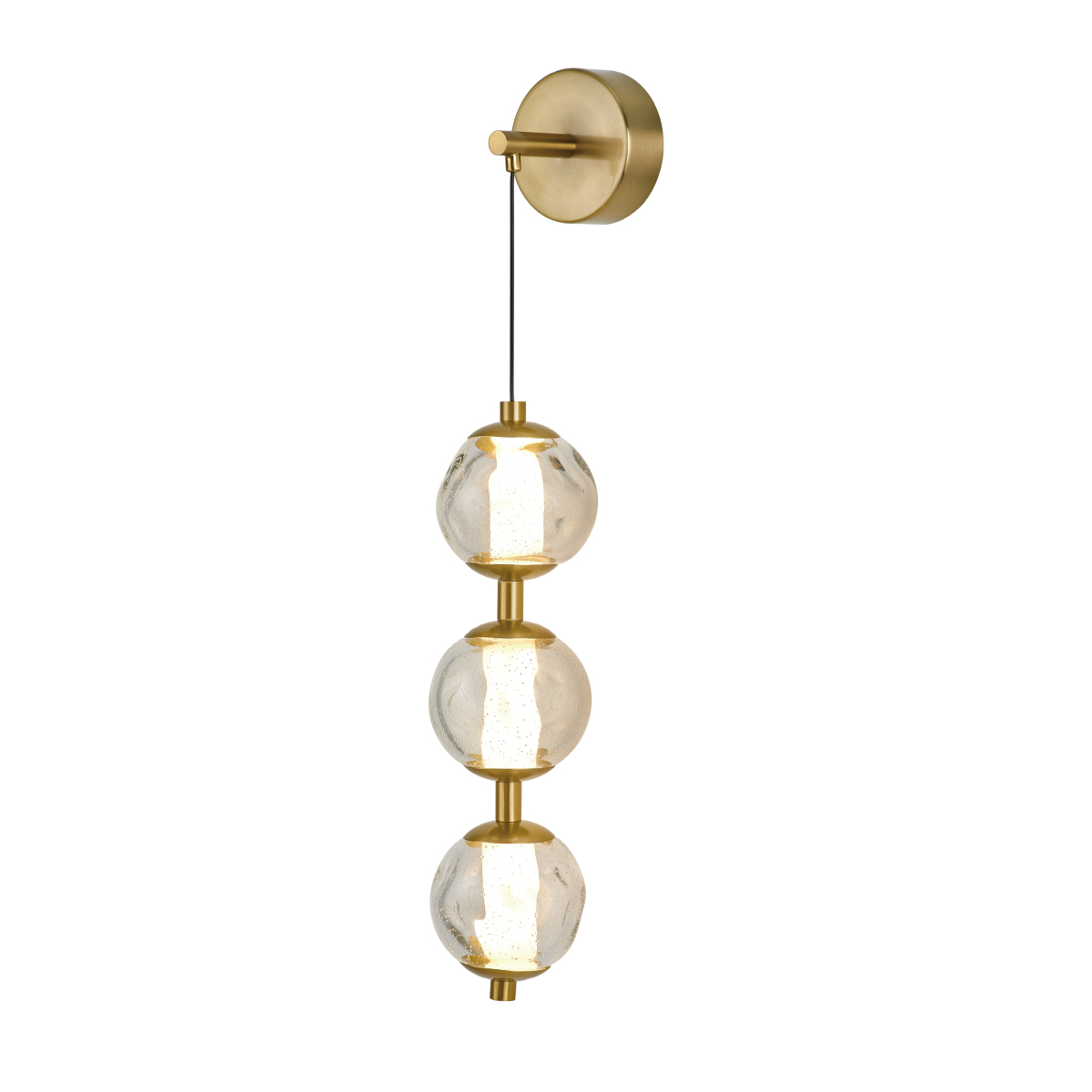 Бра Delight Collection OB2437 brass/clear