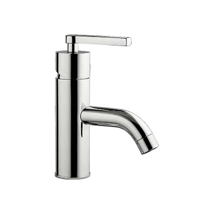Nicolazzi Mac Kinley 05 Смеситель для раковины на 1 отверстие, с донным клапаном, излив: 112мм, цвет: хром