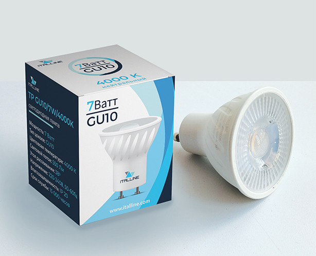 Светодиодная лампа Italline TP GU10/7W/4000K