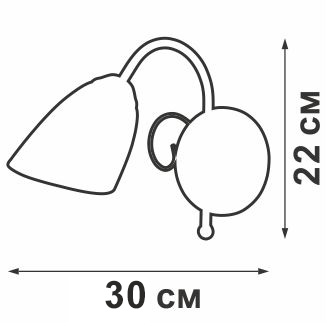 Бра Vitaluce V3715/1A