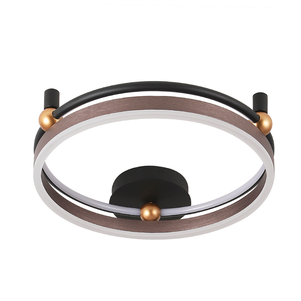 Потолочный светильник Crystal Lux FERNANDO PL48W LED COFFEE/BLACK