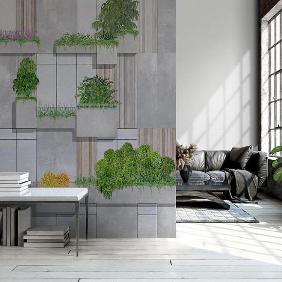 Панно Coordonne 9000060N Vertical Forest Blue