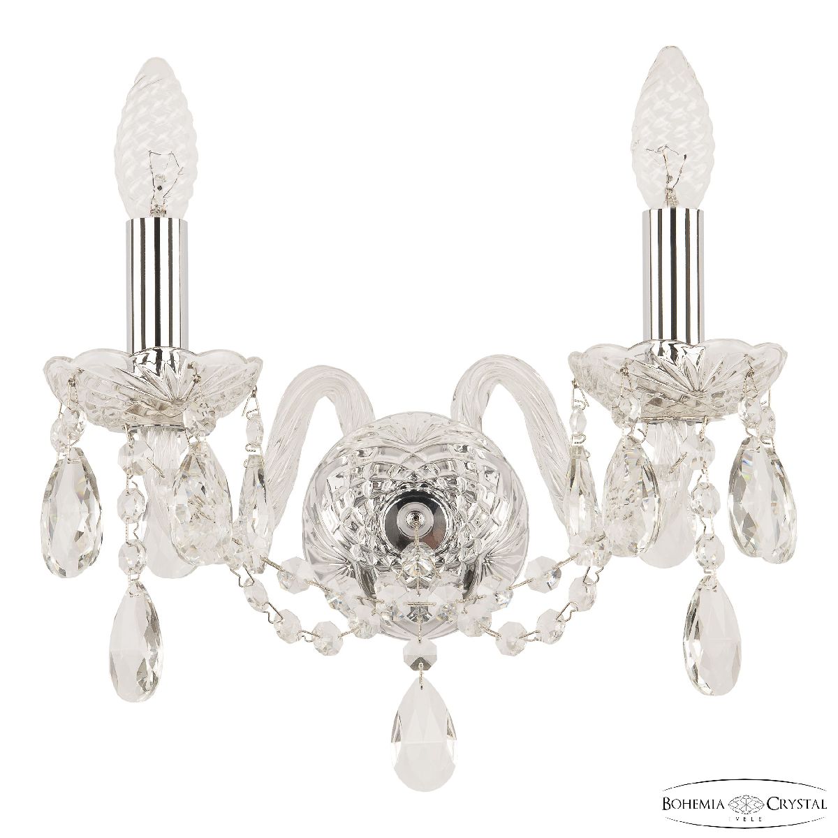 Бра Bohemia Ivele Crystal 116B/2/141 Ni