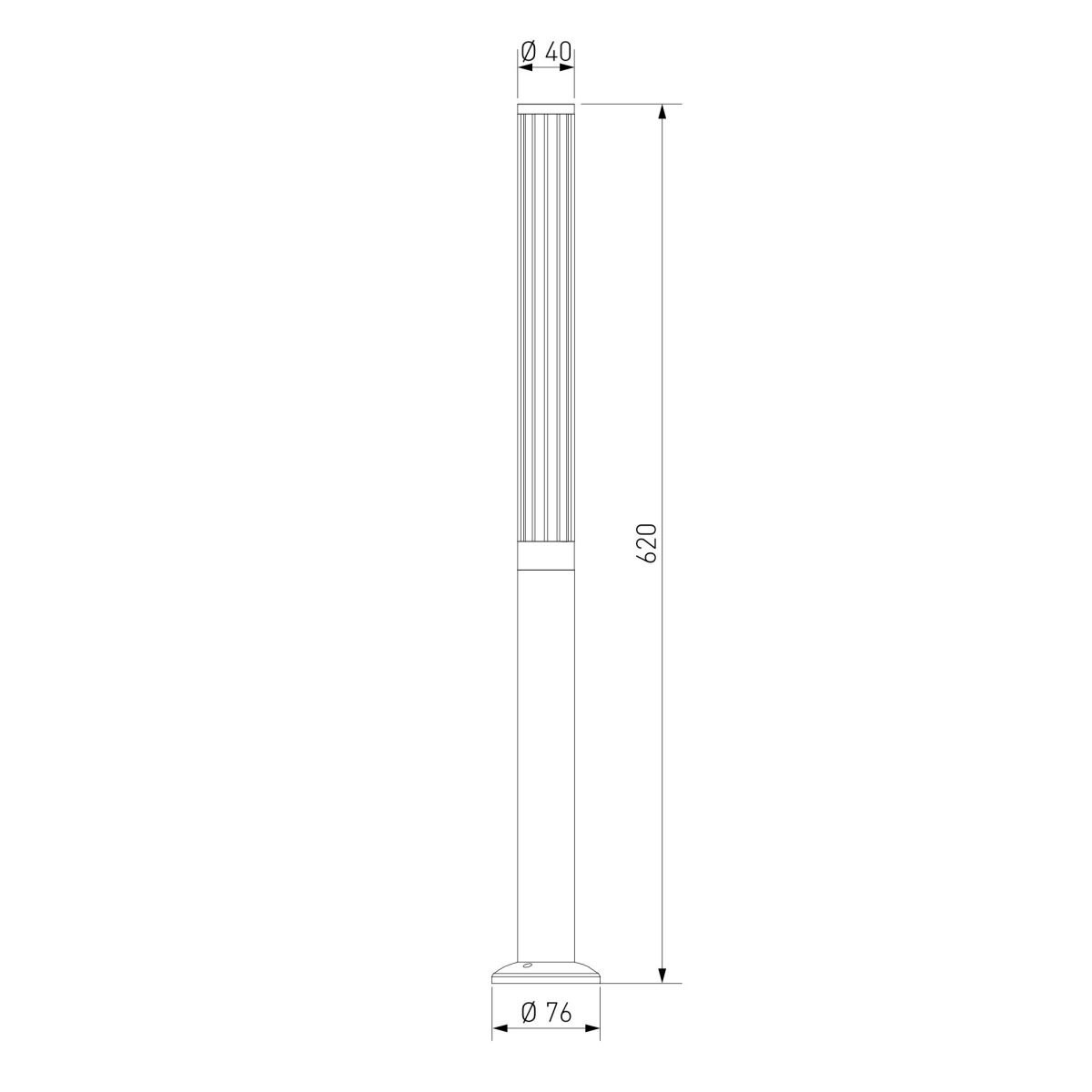 Ландшафтный светильник Elektrostandard Peak 35196/F черный 4690389218897 a071902