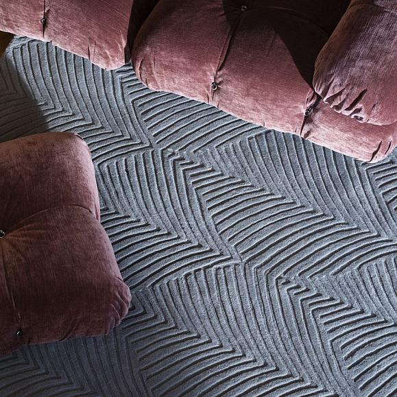 Ковер Wedgwood 38904 (D150) Folia Round Cool Grey 150 x 150 см