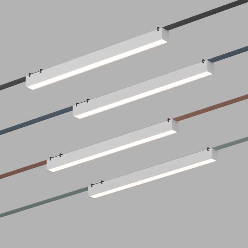Трековый однофазный светильник Denkirs Belty linear DK5576-WH