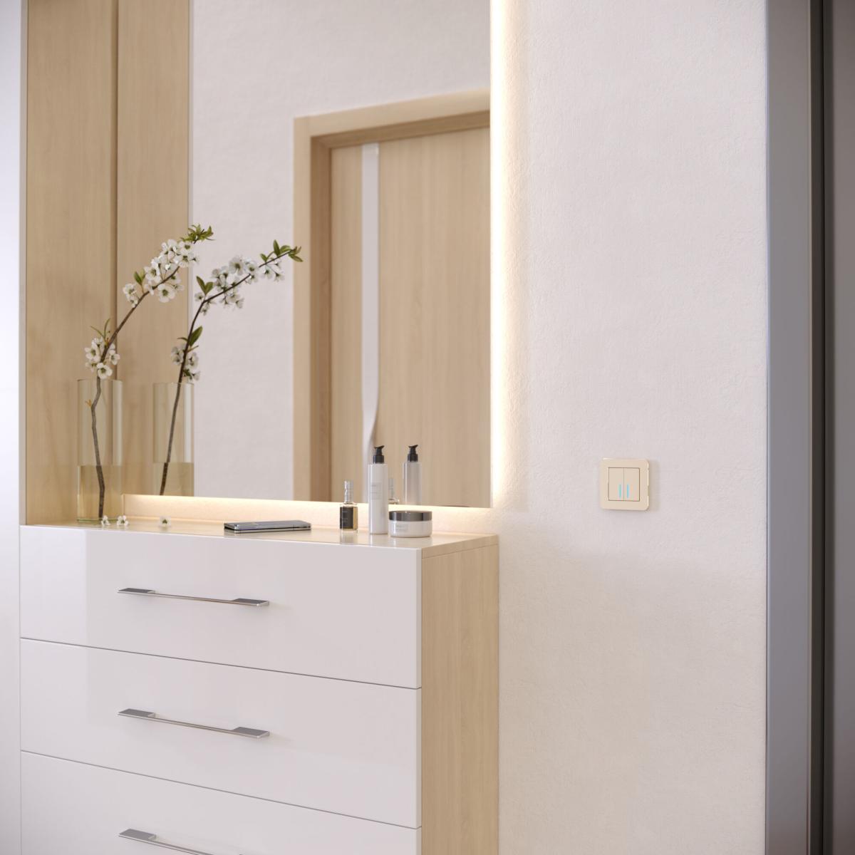 Рамка на 1 пост Werkel Platinum шампань 4690389184437 W0012611