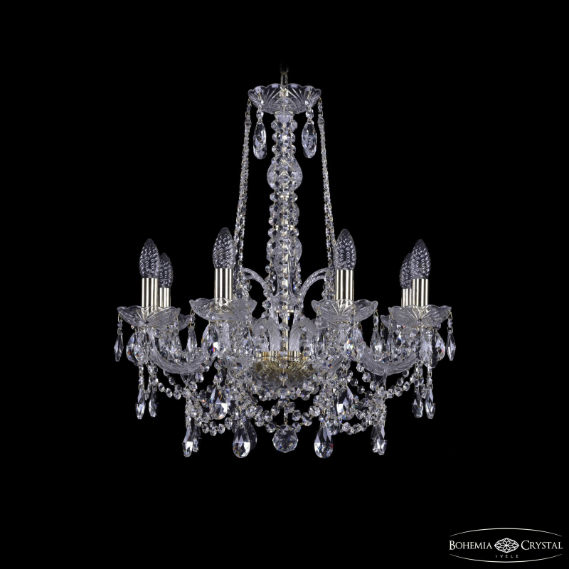 Подвесная люстра Bohemia Ivele Crystal 1411/8/195/h-65 G