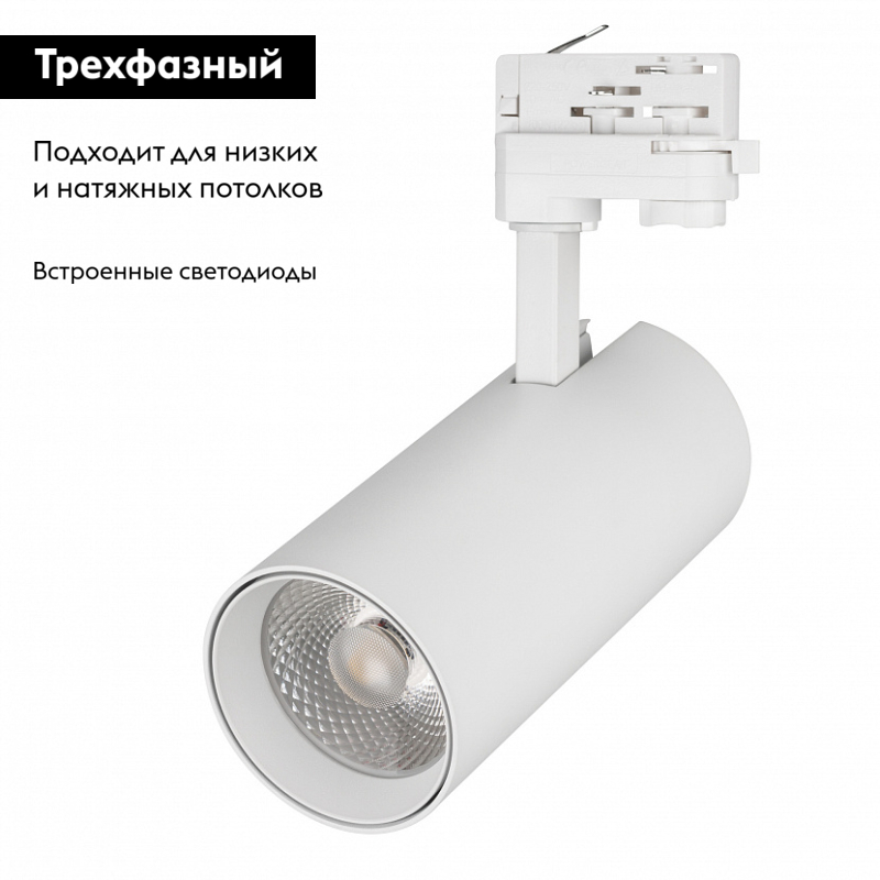 Трековый светильник Arlight LGD-Gera-4TR-R90-30W Cool SP7500-Fish 032472