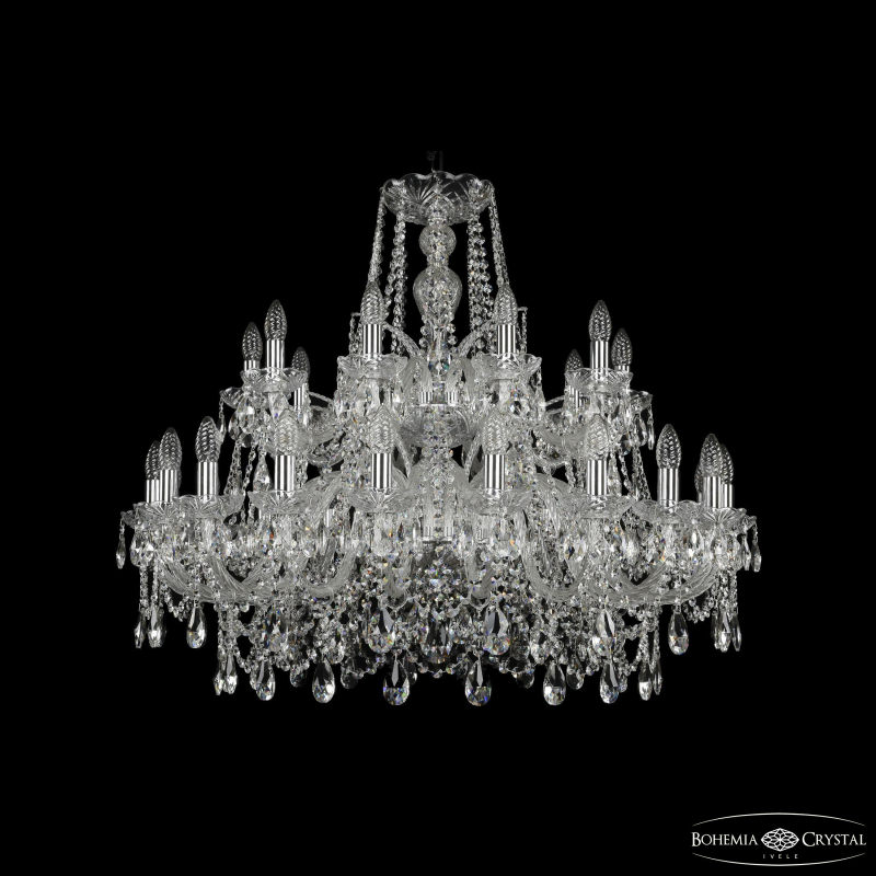 Подвесная люстра Bohemia Ivele Crystal 1411/20+10/360/2d Ni