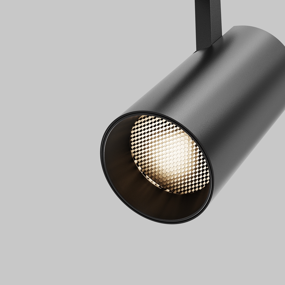 Трековый трехфазный светильник Maytoni Technical Three phase track system Trinity Focus Led TR197-3-12WCCT-M-B