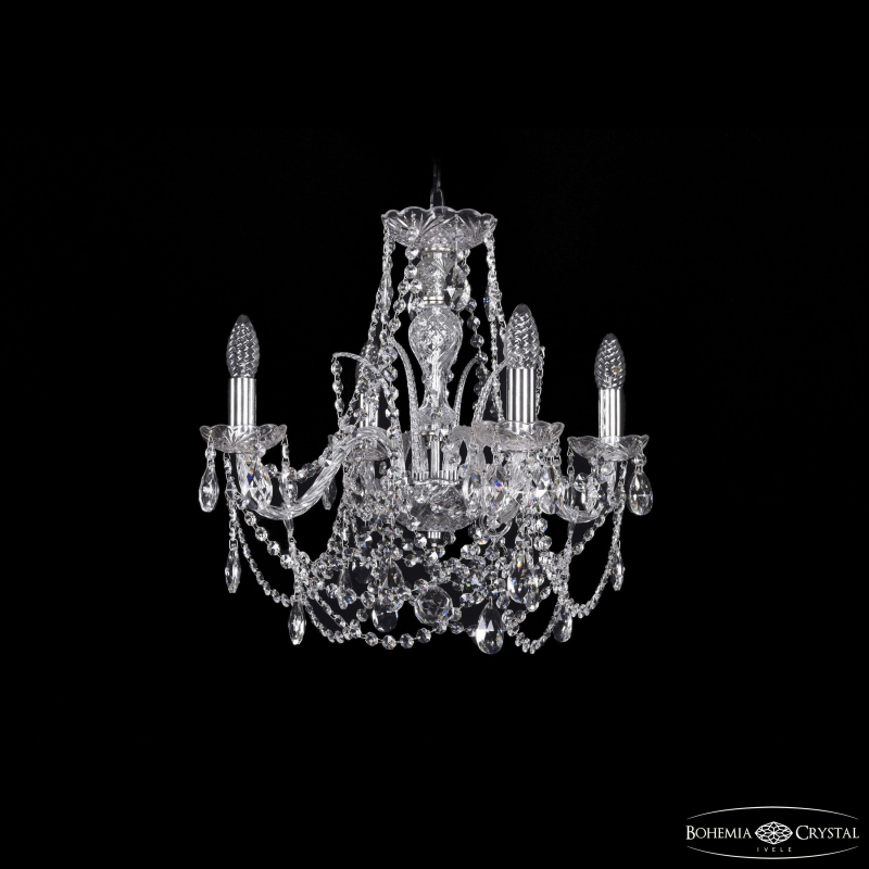 Подвесная люстра Bohemia Ivele Crystal 1411/4/160 Ni