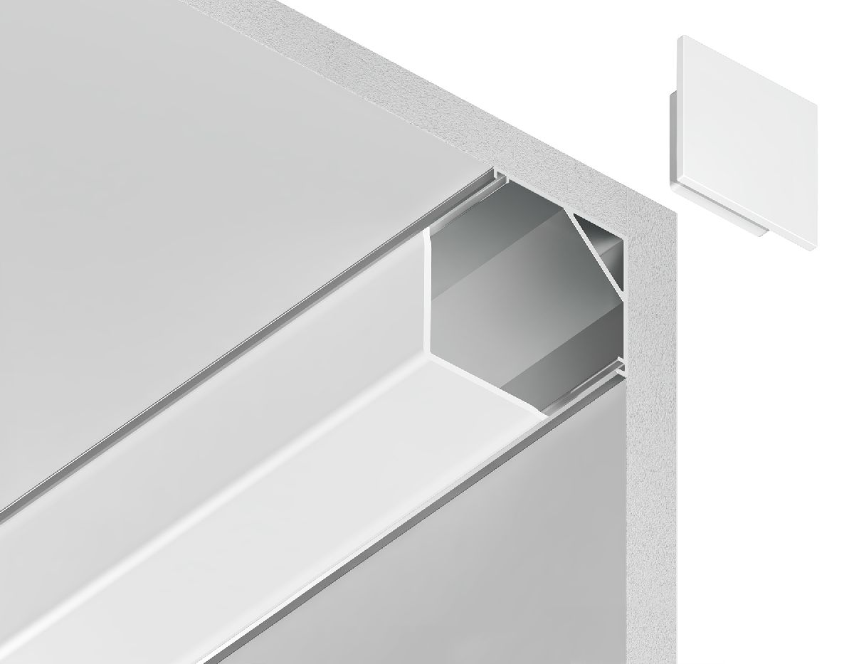 Алюминиевый угловой профиль Ambrella Light Alum Profile GP2150AL