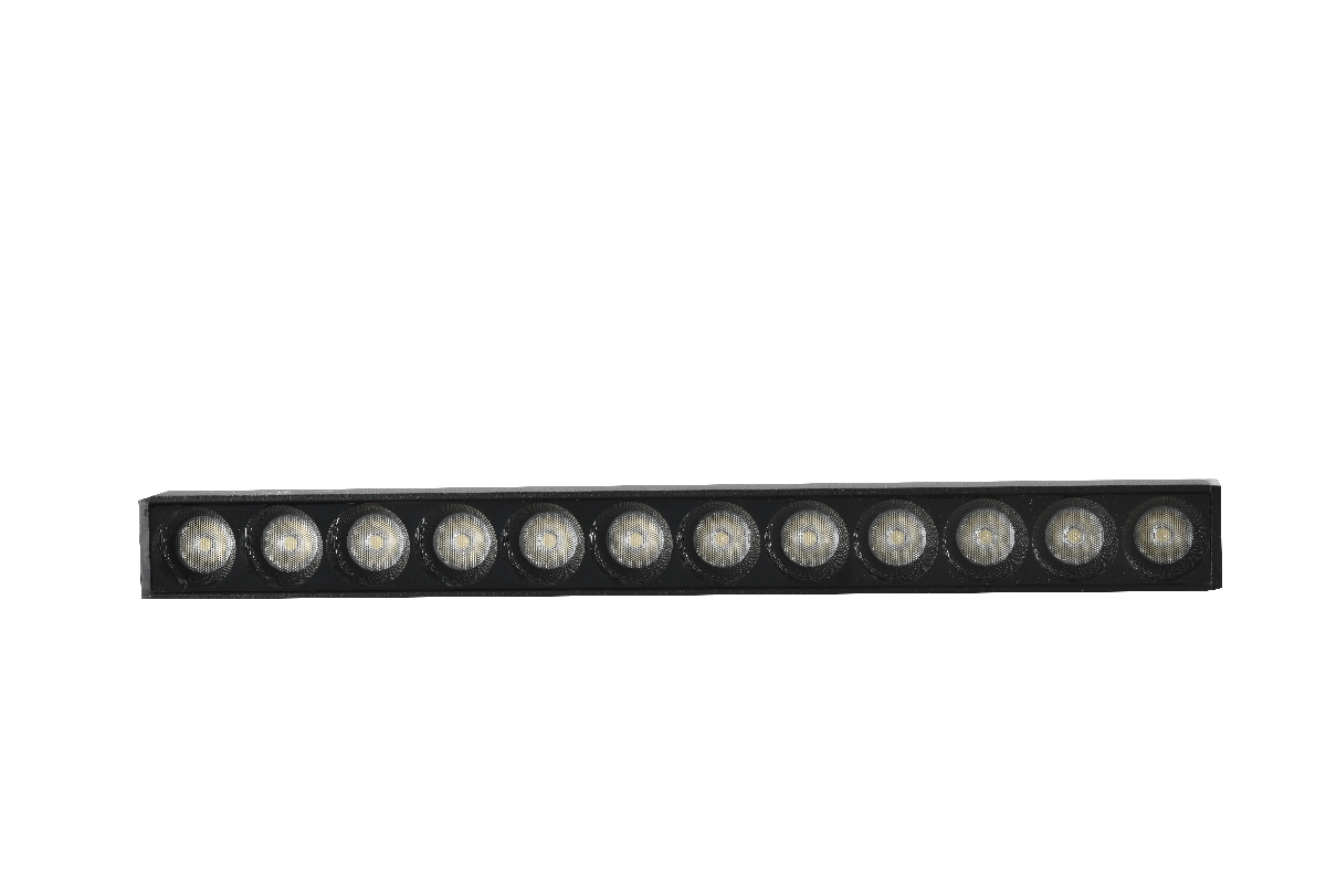 Трековый магнитный светильник iLedex Vision 4822-002-L235-12W-38DG-4000K-BK