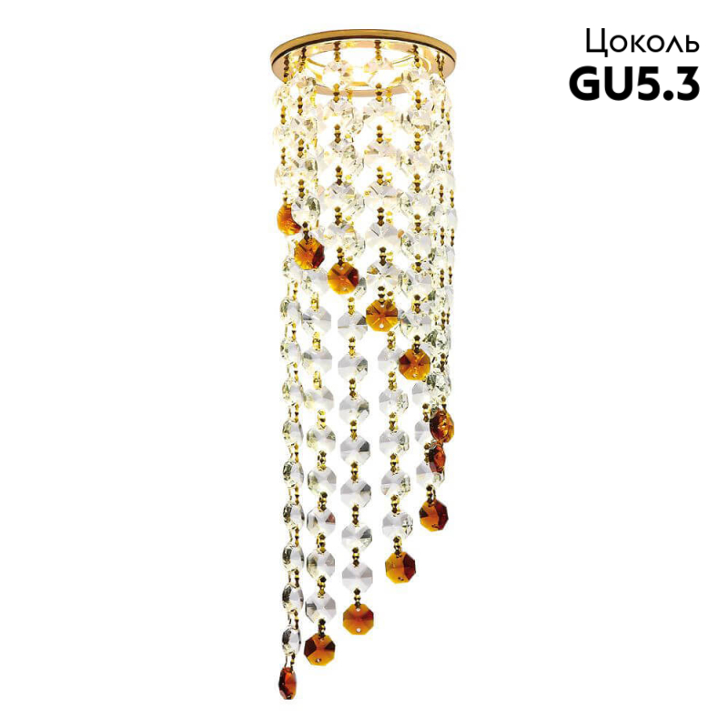 Встраиваемый светильник Ambrella Light K3440 CL/BR/G