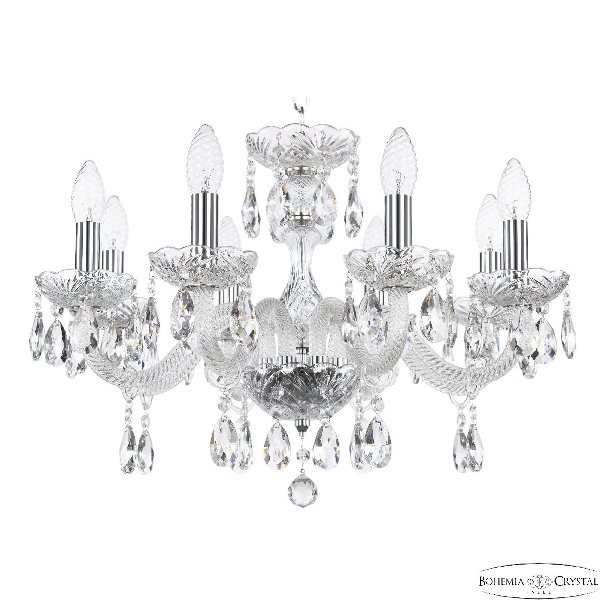 Подвесная люстра Bohemia Ivele Crystal 117/8/195 Ni