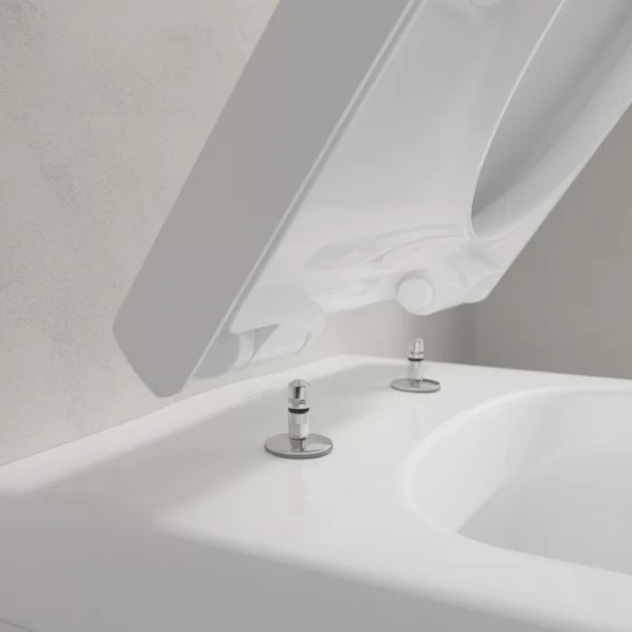 Villeroy&Boch Architectura Унитаз 37х53х33см., подвесной, безободковый, в комплекте сиденье c микролифтом, цвет: альпийский белый