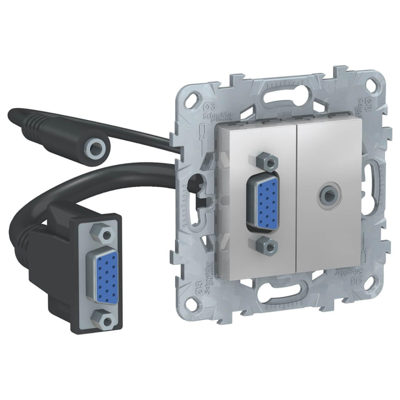 Розетка компьютерная VGA Schneider Electric Unica New NU593230