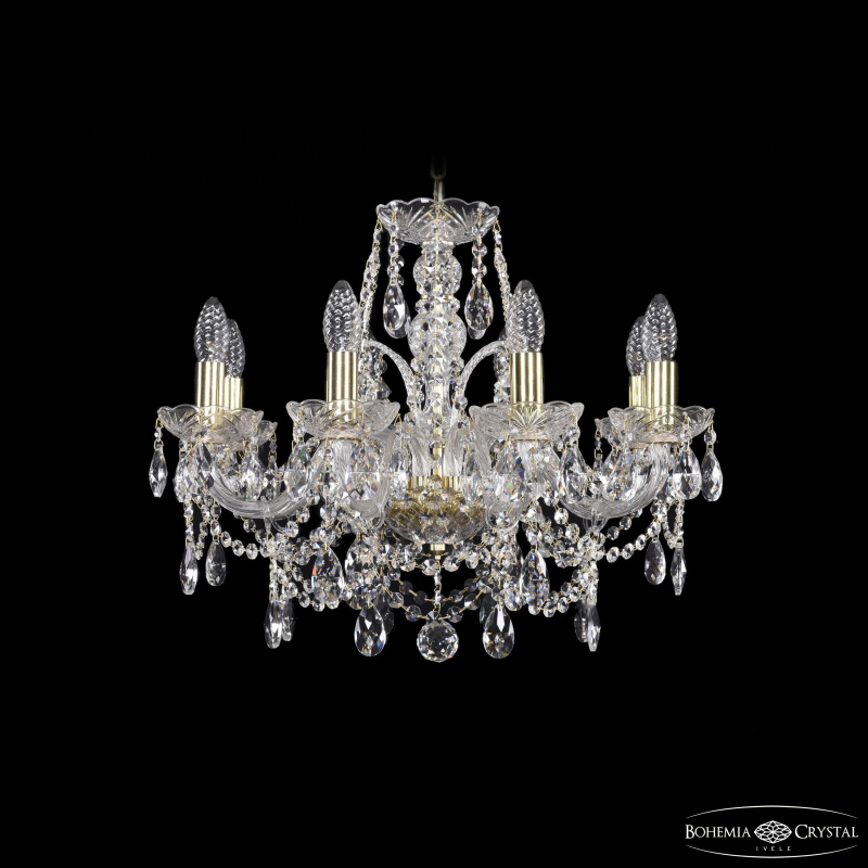 Подвесная люстра Bohemia Ivele Crystal 1411/8/195 G