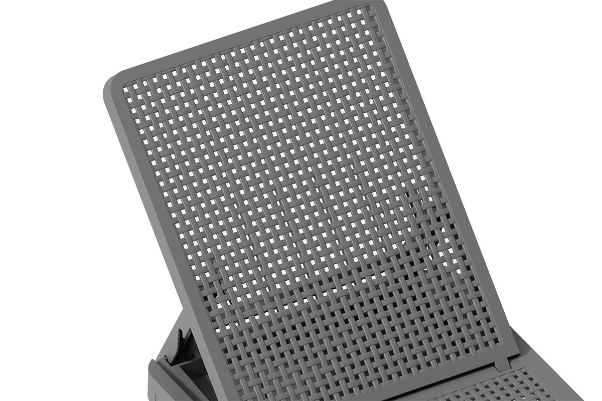 Шезлонг Tweet compact, серый