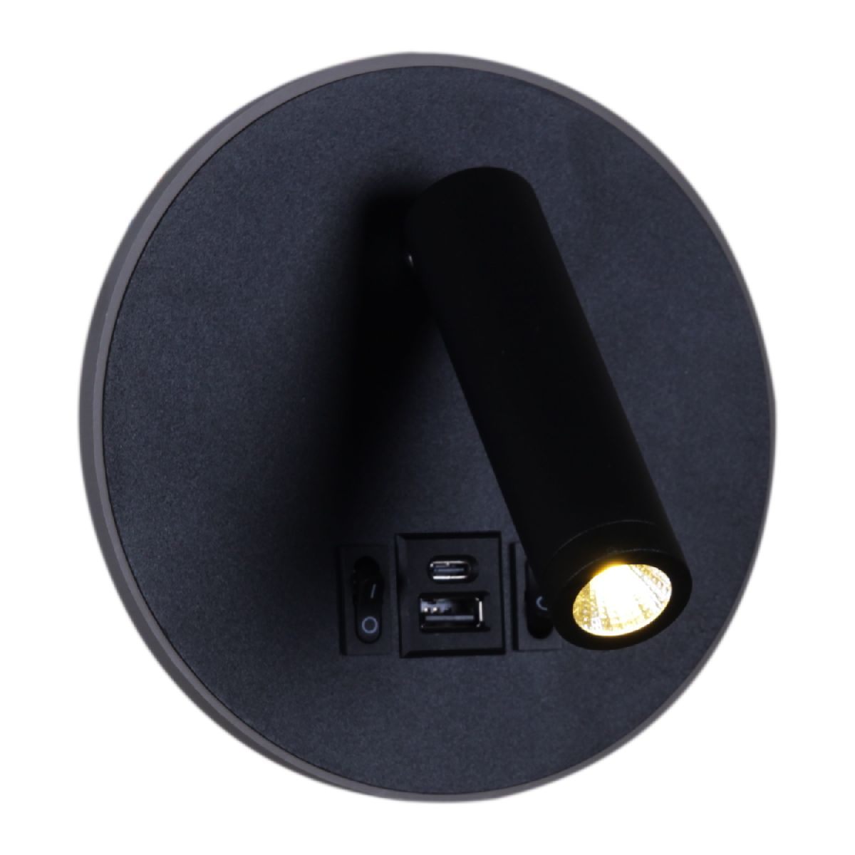 Спот Reluce 86203-9.2-001KT LED12W+USB BK