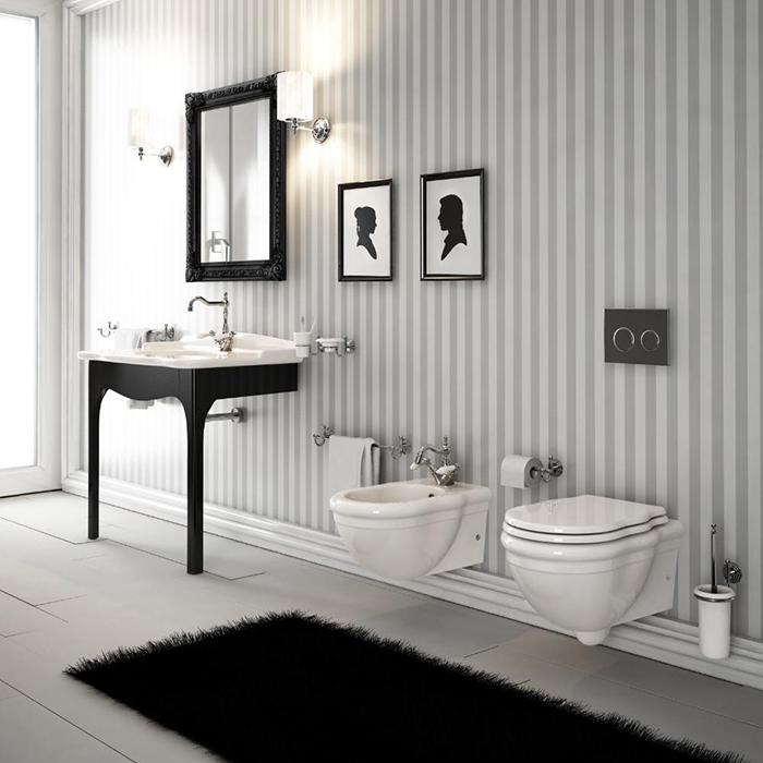 TW Ellada Унитаз подвесной, 55x36 см., с крепежом, цвет: белый