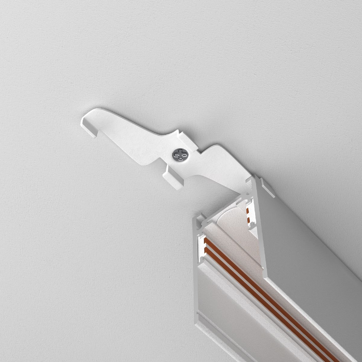 Фиксатор для накладного монтажа Maytoni Magnetic track system Exility TRA034HS-21W