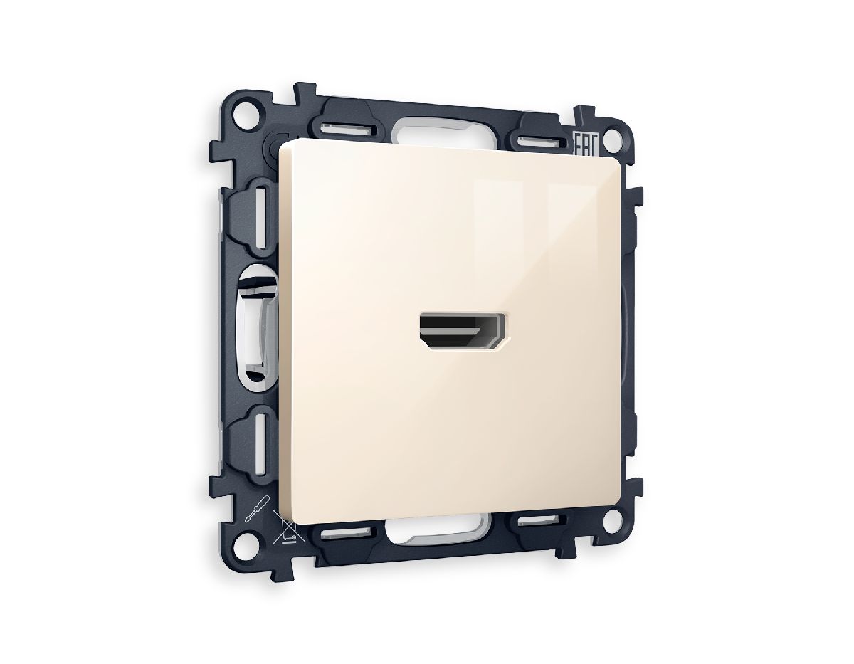 Комплект механизма розетки HDMI 2.0 40V/500mA 2.0GHz 5-18Gbit/s Ambrella Volt Alfa MA314010