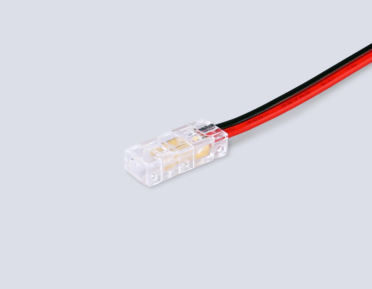 Соединитель гибкий односторонний Ambrella Light Illumination COB 12/24V для лент 5mm (2 конт.) (10шт. в комплекте) GS7373
