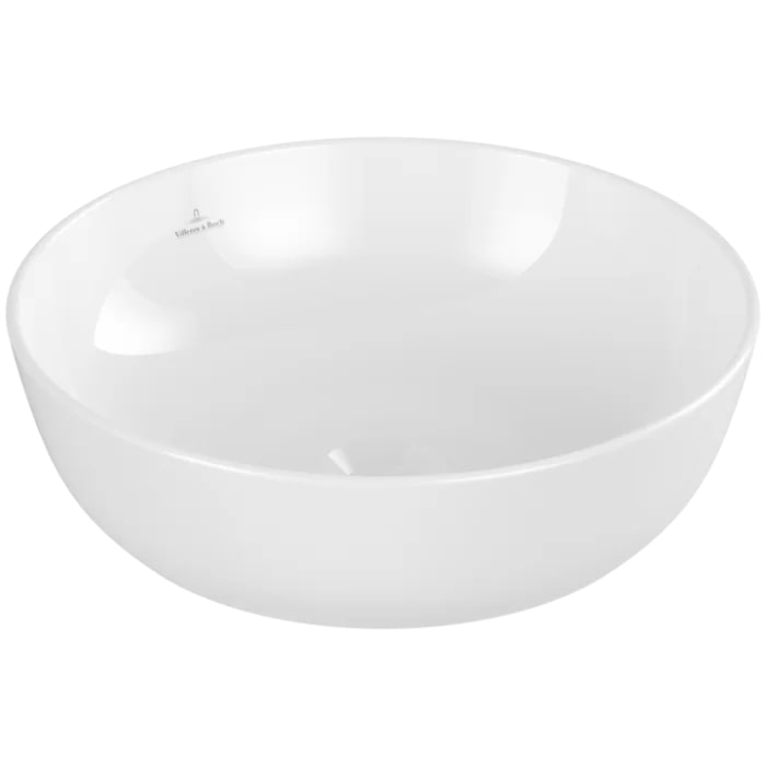 Villeroy&Boch Artis Раковина 43х43х12.5см., накладная, без отв., без перелива, TitanCeram, цвет: альпийский белый