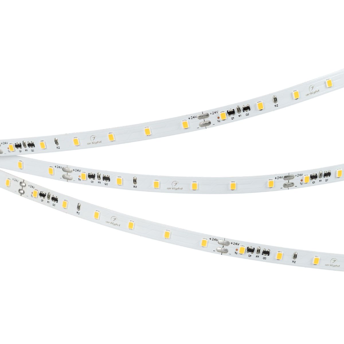 Светодиодная лента Arlight IC-A60-8mm 24V Warm3000 (4.8 W/m, IP20, 2835, 50m) 052861