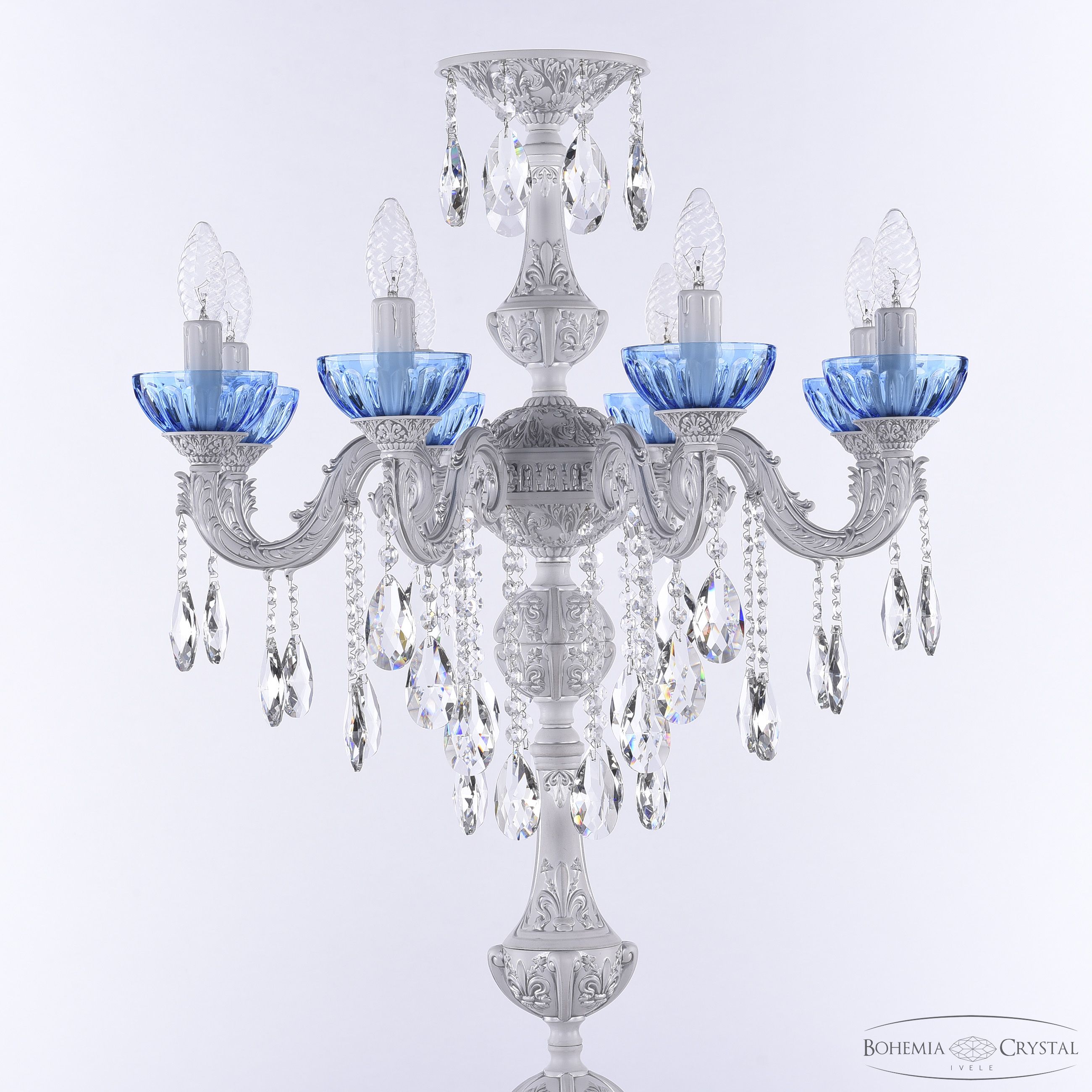 Торшер Bohemia Ivele Crystal AL79101T/8/175 B WMN P Aquamarine/M-1H