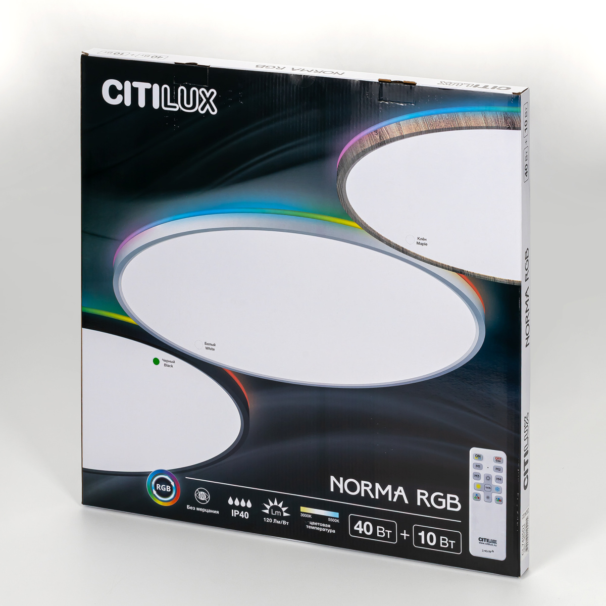 Потолочный светильник Citilux Norma LED RGB CL749501